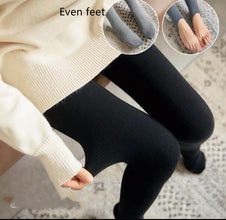 Pure Cotton Leggings Outer Wear High Waist Abdomen Buttocks Plus Velvet Thick And Seamless - Bay Buy Shopping