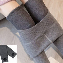 Pure Cotton Leggings Outer Wear High Waist Abdomen Buttocks Plus Velvet Thick And Seamless - Bay Buy Shopping