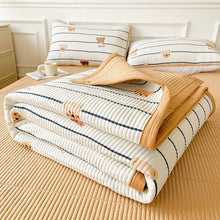 Quilted Bed Cover Three - piece Class A Maternal And Child Bed Sheet - Bay Buy Shopping