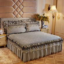 Quilted Lace Bed Skirt Thickened Plus Cotton Bedspread Single Piece Simmons Bed Cover Bed Circumference 1.8m Bed - Bay Buy Shopping