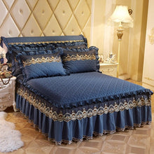 Quilted Lace Bed Skirt Thickened Plus Cotton Bedspread Single Piece Simmons Bed Cover Bed Circumference 1.8m Bed - Bay Buy Shopping