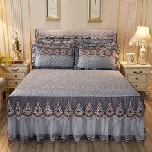 Quilted Lace Bed Skirt Thickened Plus Cotton Bedspread Single Piece Simmons Bed Cover Bed Circumference 1.8m Bed - Bay Buy Shopping