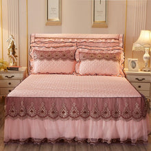 Quilted Lace Bed Skirt Thickened Plus Cotton Bedspread Single Piece Simmons Bed Cover Bed Circumference 1.8m Bed - Bay Buy Shopping