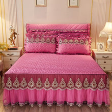 Quilted Lace Bed Skirt Thickened Plus Cotton Bedspread Single Piece Simmons Bed Cover Bed Circumference 1.8m Bed - Bay Buy Shopping
