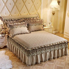 Quilted Lace Bed Skirt Thickened Plus Cotton Bedspread Single Piece Simmons Bed Cover Bed Circumference 1.8m Bed - Bay Buy Shopping