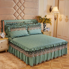 Quilted Lace Bed Skirt Thickened Plus Cotton Bedspread Single Piece Simmons Bed Cover Bed Circumference 1.8m Bed - Bay Buy Shopping
