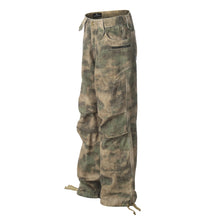 Retro Camouflage Loose Cross - leg Jeans - Bay Buy Shopping