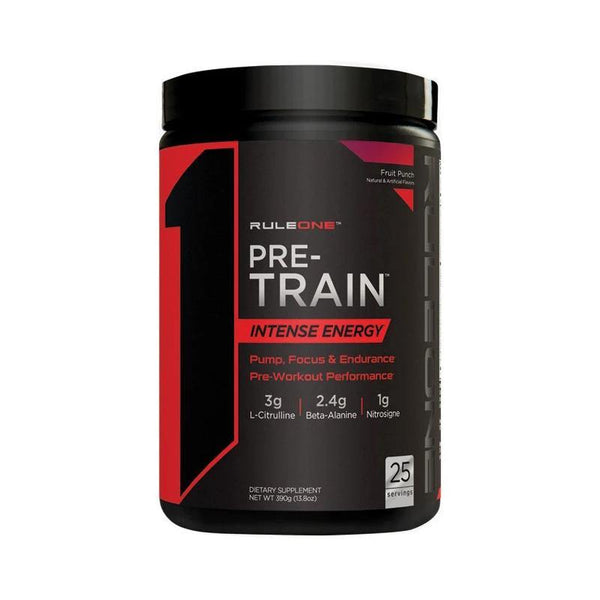 RuleOne R1 Pre Train 25 Servings Intense Energy Pre - Workout - Bay Buy Shopping