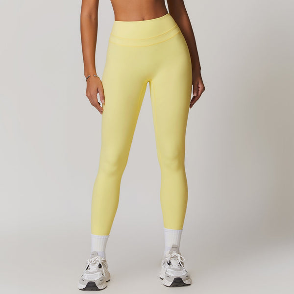 Sanding Tight High Waist Yoga Pants Belly Contracting Hip Raise Fitness Pants - Bay Buy Shopping