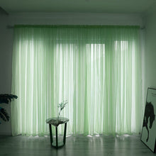 Simple And Modern Balcony Solid Color Gauze Curtain - Bay Buy Shopping