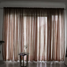 Simple And Modern Balcony Solid Color Gauze Curtain - Bay Buy Shopping