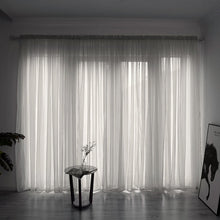 Simple And Modern Balcony Solid Color Gauze Curtain - Bay Buy Shopping