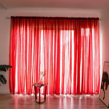 Simple And Modern Balcony Solid Color Gauze Curtain - Bay Buy Shopping