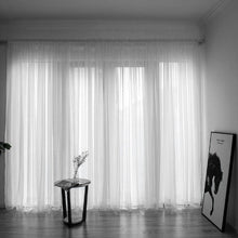 Simple And Modern Balcony Solid Color Gauze Curtain - Bay Buy Shopping