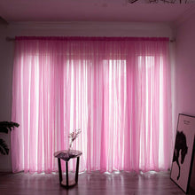 Simple And Modern Balcony Solid Color Gauze Curtain - Bay Buy Shopping