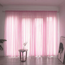 Simple And Modern Balcony Solid Color Gauze Curtain - Bay Buy Shopping