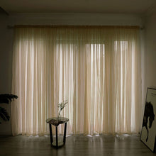 Simple And Modern Balcony Solid Color Gauze Curtain - Bay Buy Shopping