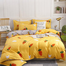 Simple Cotton Sanding Four - piece Set Thickening Small Bed Quilt Cover - Bay Buy Shopping