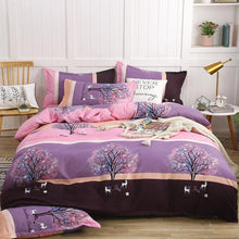 Simple Cotton Sanding Four - piece Set Thickening Small Bed Quilt Cover - Bay Buy Shopping