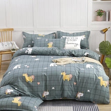 Simple Cotton Sanding Four - piece Set Thickening Small Bed Quilt Cover - Bay Buy Shopping