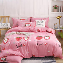 Simple Cotton Sanding Four - piece Set Thickening Small Bed Quilt Cover - Bay Buy Shopping