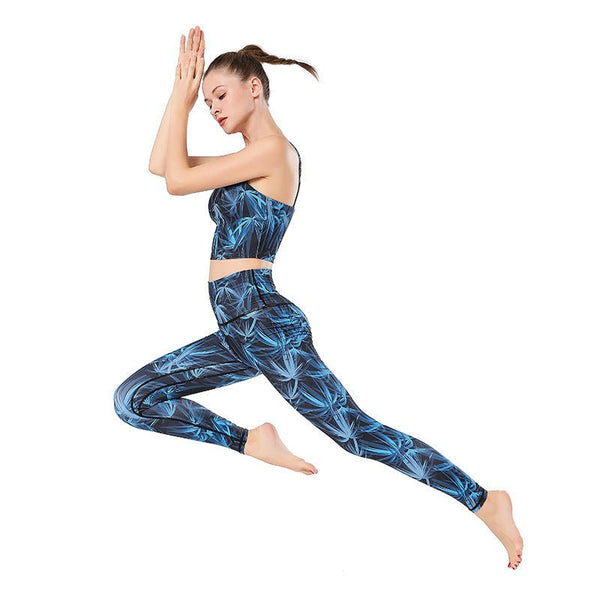 Sports Yoga Pants Women's Sports Running Fitness Ninth Pants Women - Bay Buy Shopping