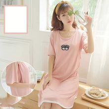 Spring And Summer Confinement Clothing Cartoon Breastfeeding Dress Nursing Clothing Pregnant Women Pajamas Postpartum Outing Hot Mom Large Size Dress - Bay Buy Shopping