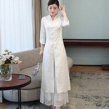 Spring New Chinese Style Young Style Improved Dress Female Embroidery Evening Dress Dress - Bay Buy Shopping
