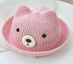 Summer Beach Travel Hat Baby Straw Hat Girl - Bay Buy Shopping