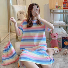 Summer Korean Princess Sweet Cute Cloth Bag Nightdress Women - Bay Buy Shopping