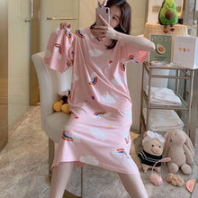 Summer Korean Princess Sweet Cute Cloth Bag Nightdress Women - Bay Buy Shopping
