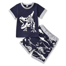 Summer Short - sleeved Dinosaur Children's Clothing - Bay Buy Shopping