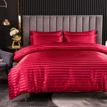 Thickened Old Coarse Cloth Fabric Four - piece Fabric Bed Sheet Duvet Cover - Bay Buy Shopping
