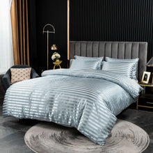 Thickened Old Coarse Cloth Fabric Four - piece Fabric Bed Sheet Duvet Cover - Bay Buy Shopping
