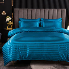 Thickened Old Coarse Cloth Fabric Four - piece Fabric Bed Sheet Duvet Cover - Bay Buy Shopping