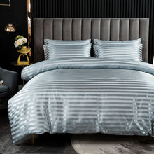 Thickened Old Coarse Cloth Fabric Four - piece Fabric Bed Sheet Duvet Cover - Bay Buy Shopping