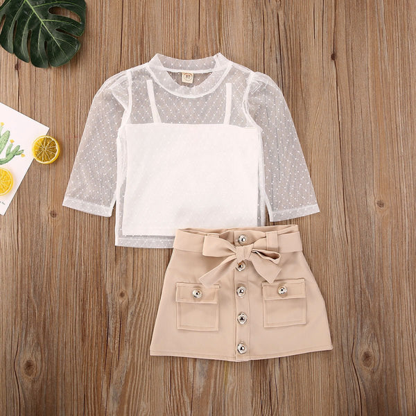 Three - piece baby girl clothes - Bay Buy Shopping