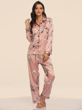 Two - piece Stretch Satin Home Wear Pajamas Women - Bay Buy Shopping