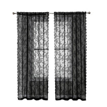 Vintage Lace Half Shade Curtain Lace De Curtain Rod Window Screen - Bay Buy Shopping