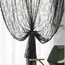 Vintage Lace Half Shade Curtain Lace De Curtain Rod Window Screen - Bay Buy Shopping