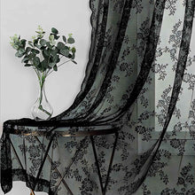 Vintage Lace Half Shade Curtain Lace De Curtain Rod Window Screen - Bay Buy Shopping
