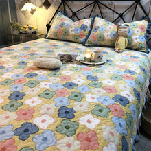 Warm Sunflower Milk Pile Bed Cover Three Piece Set - Bay Buy Shopping