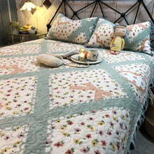 Warm Sunflower Milk Pile Bed Cover Three Piece Set - Bay Buy Shopping