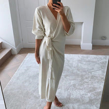 Women Long Knitted Sweater Dress Autumn - Bay Buy Shopping