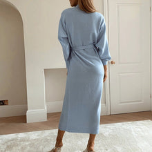 Women Long Knitted Sweater Dress Autumn - Bay Buy Shopping