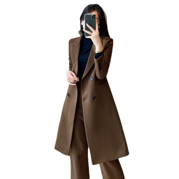 Women's Casual Double - breasted Elegant Trench Coat - Bay Buy Shopping