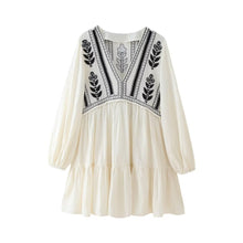 Women's Embroidery Short Dress - Bay Buy Shopping