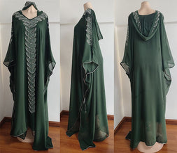 Women's Fashion Heavy Embroidery Hot Drilling Dress - Bay Buy Shopping