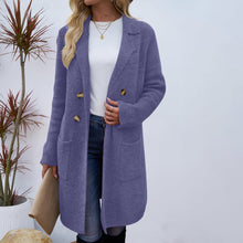 Women's Fashionable All - match Mid - length Woolen Coat Suit Jacket - Bay Buy Shopping