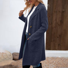 Women's Fashionable All - match Mid - length Woolen Coat Suit Jacket - Bay Buy Shopping